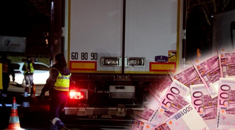 Șofer român de camion amendat cu peste 5.000.000 de euro și condamnat la un an de închisoare